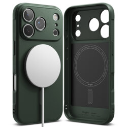 Husa iPhone 17 Pro Max Ringke Onyx MagSafe, verde