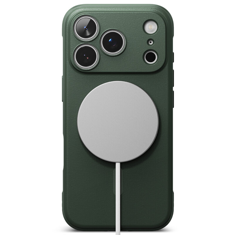 Husa iPhone 17 Pro Max Ringke Onyx MagSafe, verde