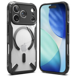 Husa iPhone 17 Pro Ringke Fusion X MagSafe, negru
