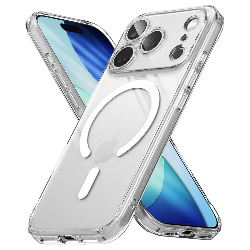 Husa iPhone 17 Pro Max Ringke Fusion MagSafe, transparenta