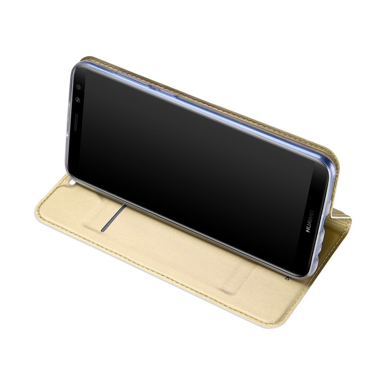 Husa Huawei Mate 10 Lite Dux Ducis Flip Stand Book - Auriu