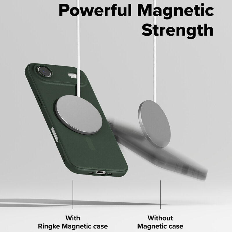 Husa iPhone 17 Air Ringke Onyx MagSafe, verde