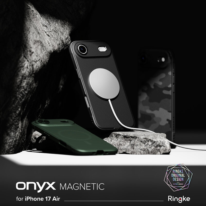 Husa iPhone 17 Air Ringke Onyx MagSafe, negru
