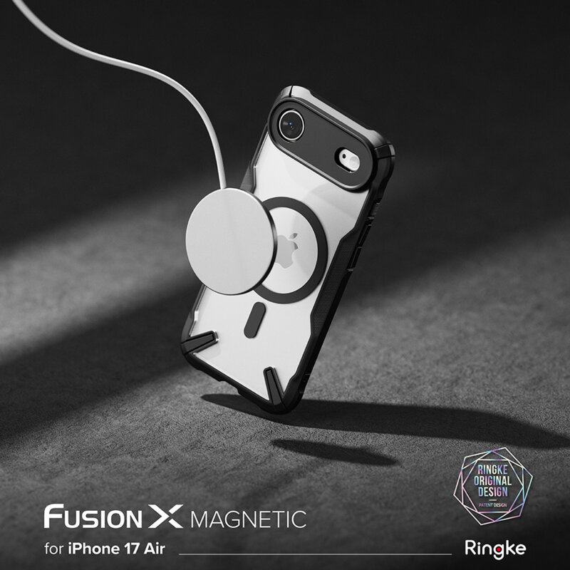Husa iPhone 17 Air Ringke Fusion X MagSafe, negru
