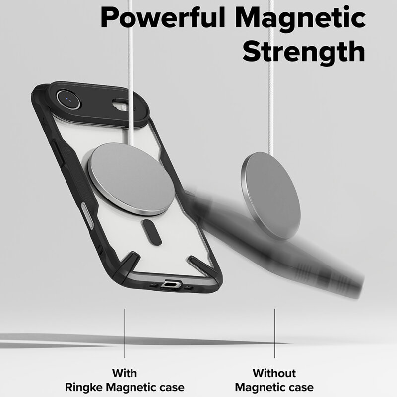 Husa iPhone 17 Air Ringke Fusion X MagSafe, negru