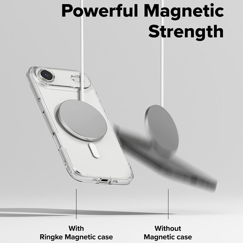 Husa iPhone 17 Air Ringke Fusion MagSafe, transparenta