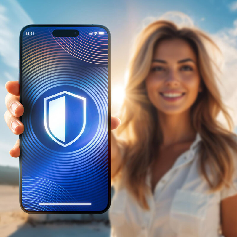 Folie sticla iPhone 17 Pro Max 3mk HardGlass Matt Max, privacy