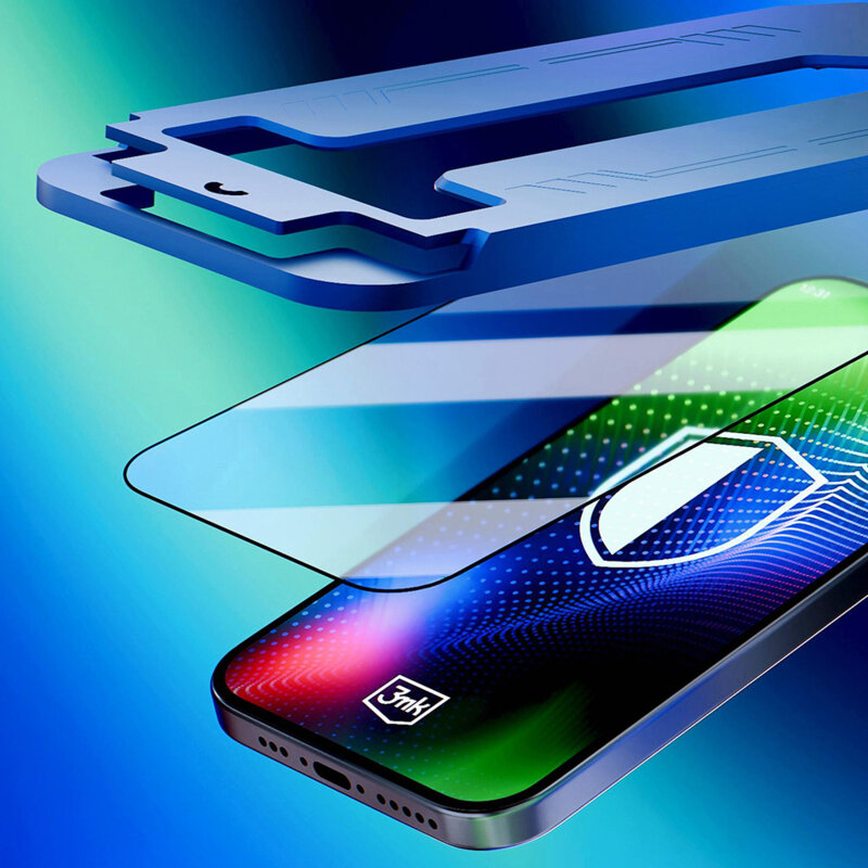 Folie iPhone 17 Pro Max 3mk Hardy Ultra Glass, negru