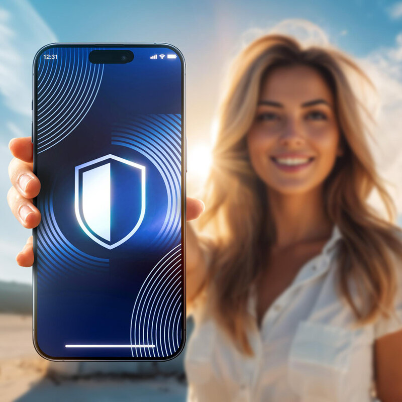 Folie sticla iPhone 17 Pro Max 3mk HardGlass Matt Max, negru