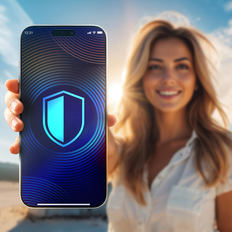 Folie sticla iPhone 17 Air 3mk HardGlass Matt Max, privacy