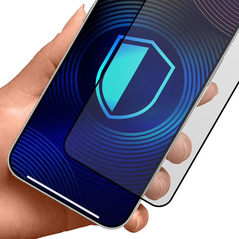 Folie sticla iPhone 17 Air 3mk HardGlass Matt Max, privacy