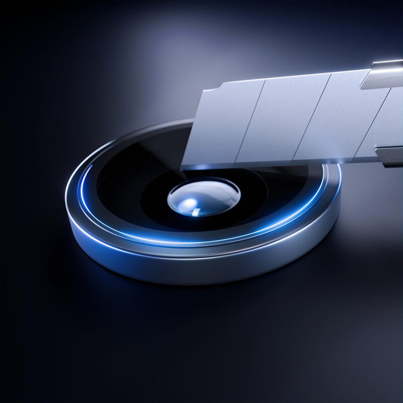 Folie iPhone 17 Air 3mk Hardy Lens Protection Pro, gri