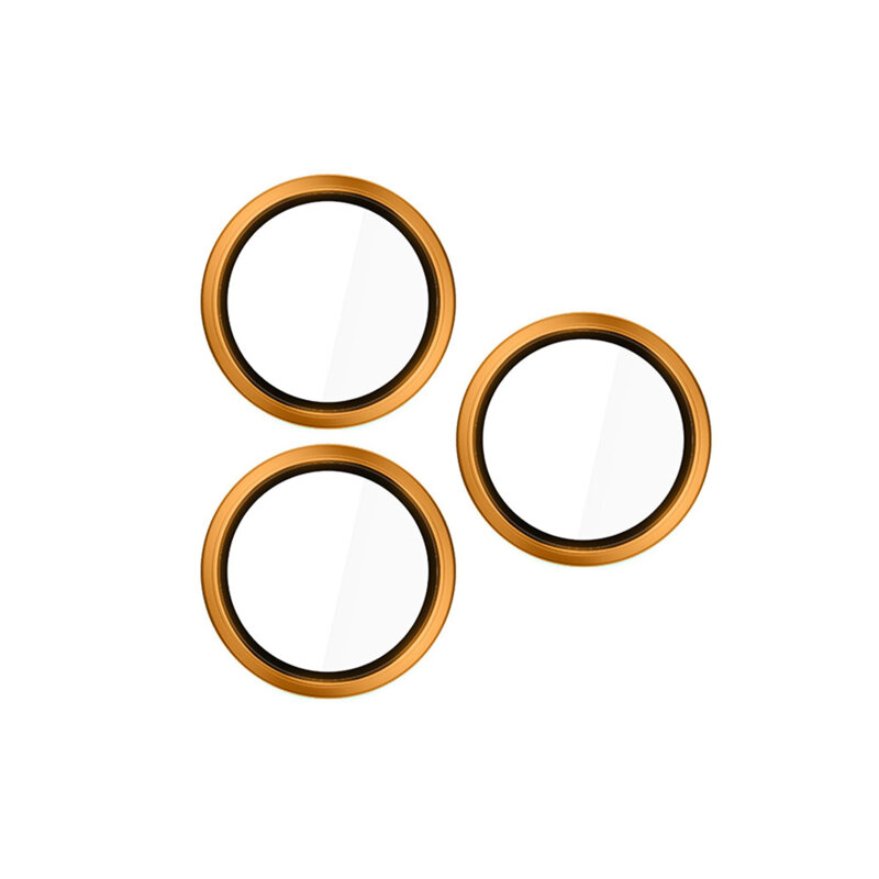 Folie iPhone 17 Pro 3mk Hardy Lens Protection Pro, oranj