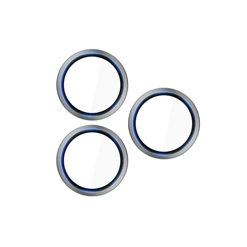 Folie iPhone 17 Pro Max 3mk Hardy Lens Protection Pro, Titanium Gray