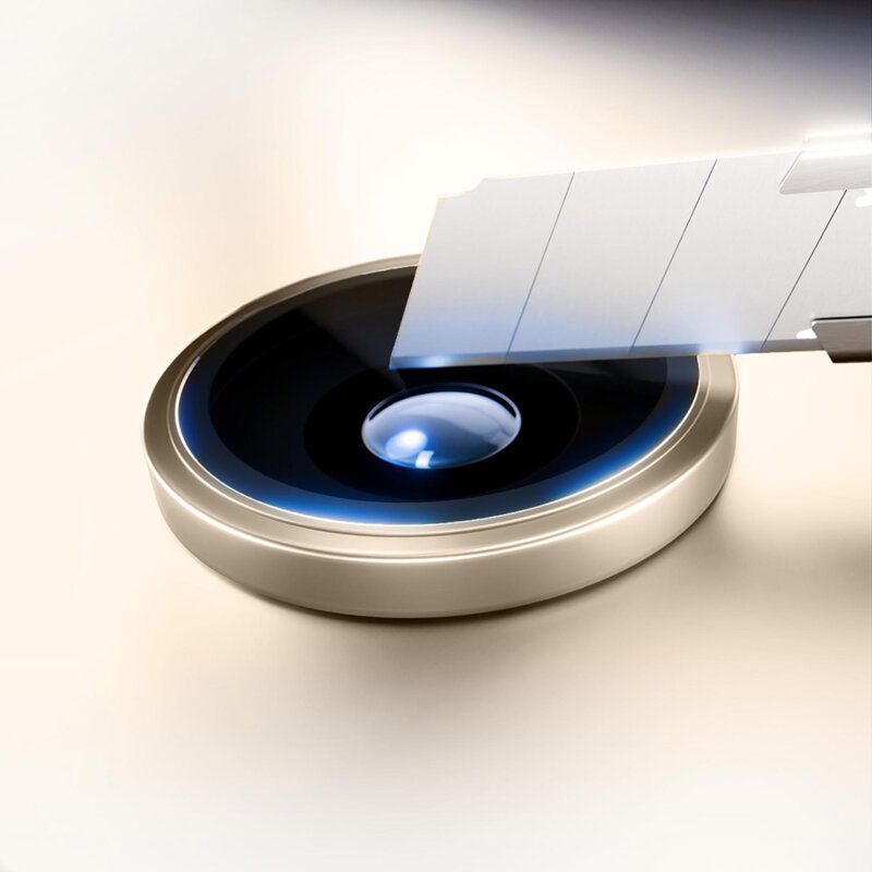 Folie iPhone 17 Air 3mk Hardy Lens Protection Pro, auriu