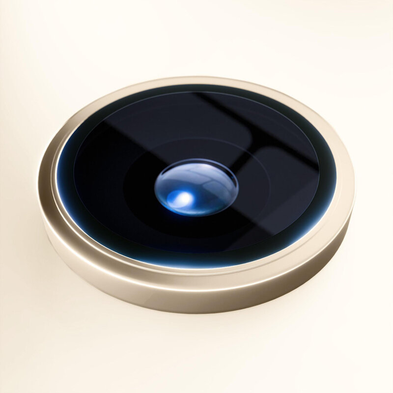 Folie iPhone 17 Air 3mk Hardy Lens Protection Pro, auriu