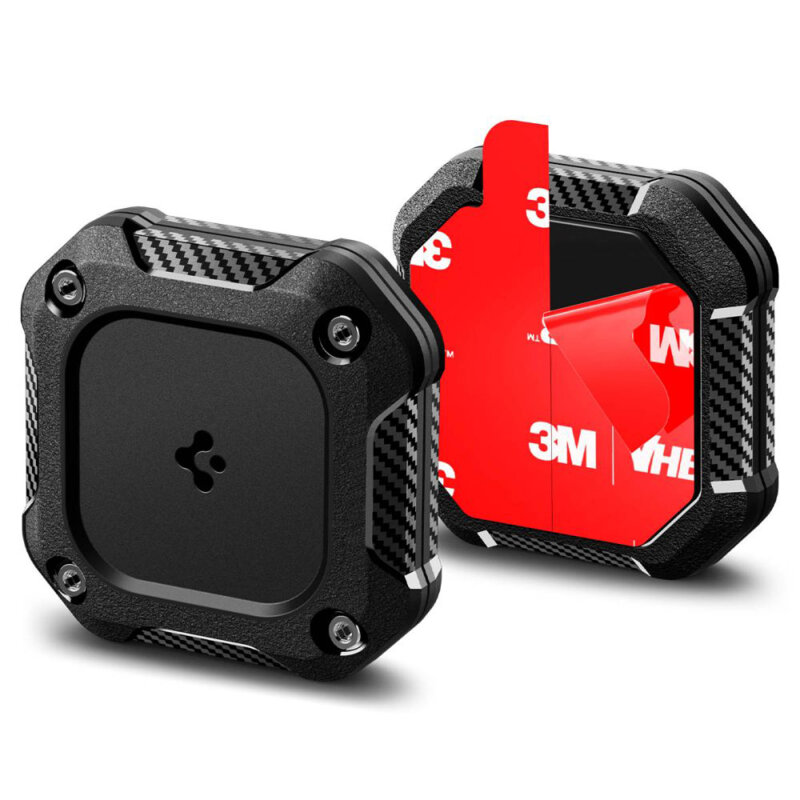 Husa Apple AirTag 1 / 2 Spigen Tough Armor, negru