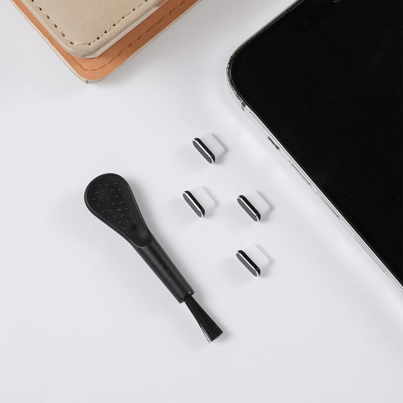 [Pachet 4x] Dop anti-praf pentru port Type-C Techsuit AD1, negru