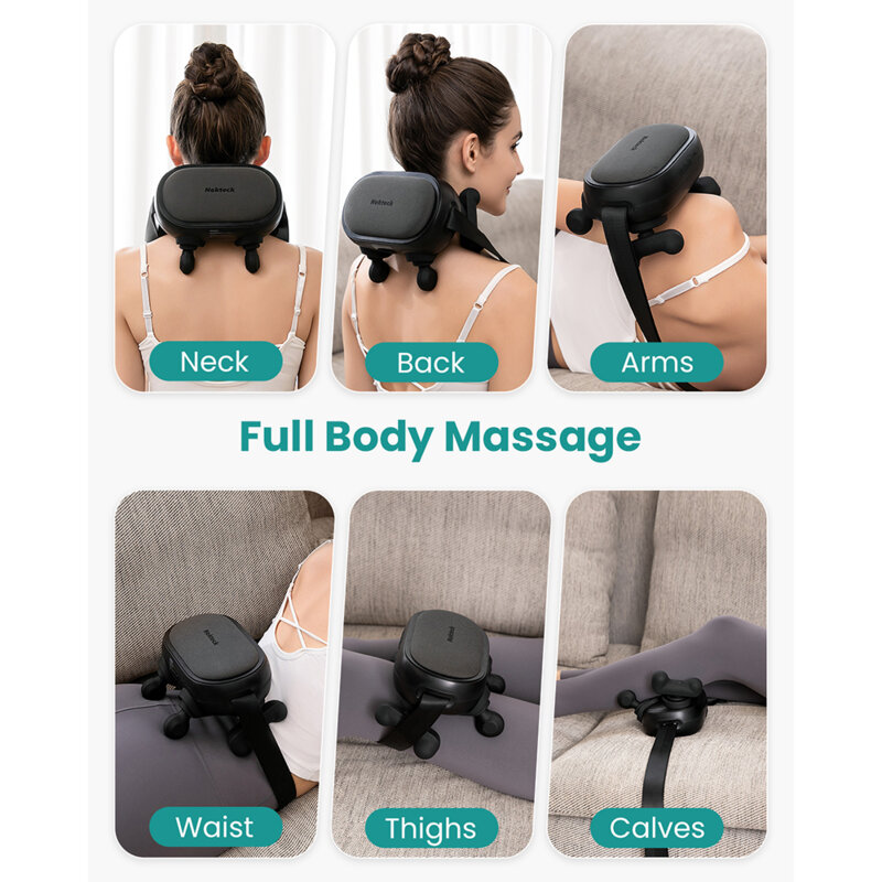 Aparat de masaj pentru gat wireless, 3 moduri Nekteck, A01-NM11-GYUS