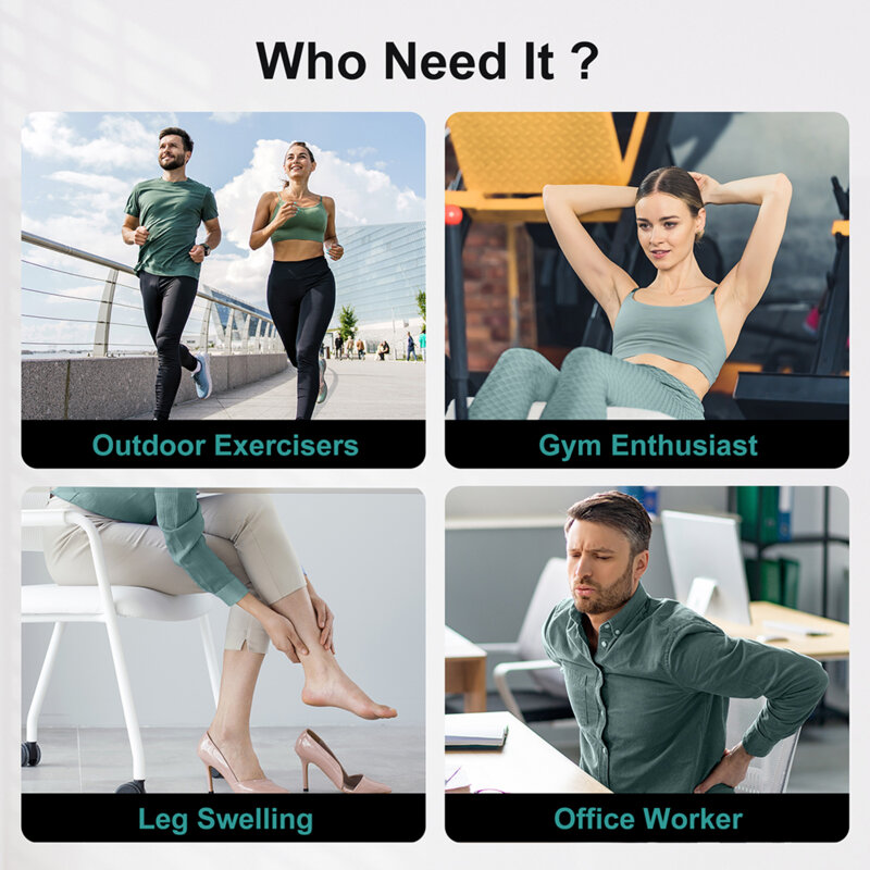 Aparat de masaj pentru picioare, 1buc Nekteck, A06-LM09-BKUS