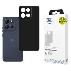 Husa Motorola Moto G86 premium 3mk Matt Case Pro, Black