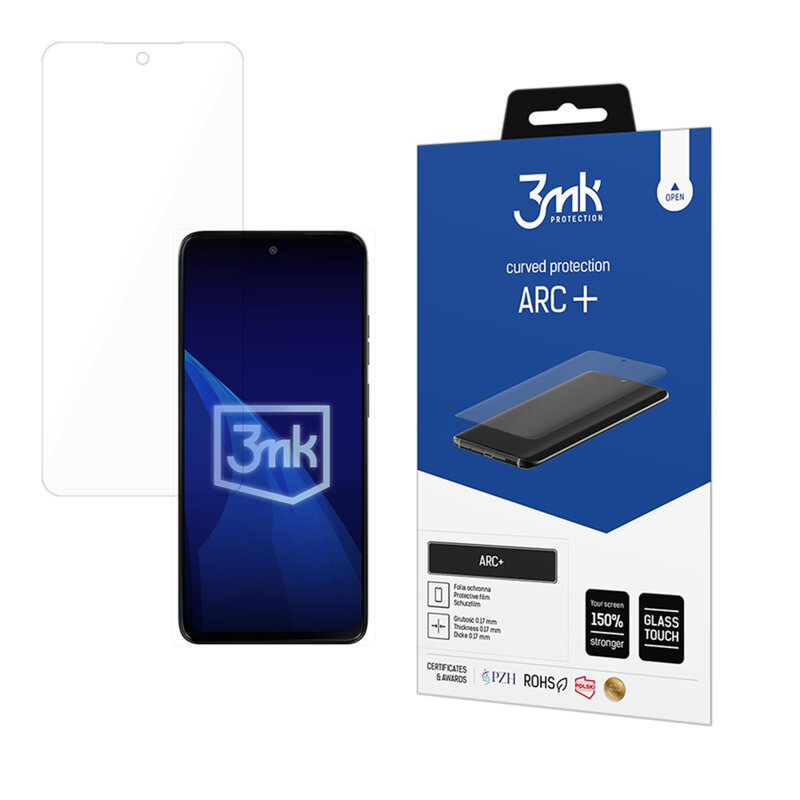 Folie Motorola Moto G15 Power 3mk ARC+, transparenta