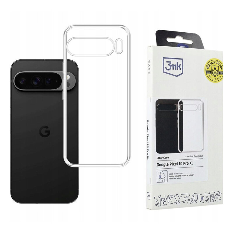 Husa Google Pixel 10 Pro XL 3mk Clear Case, transparenta
