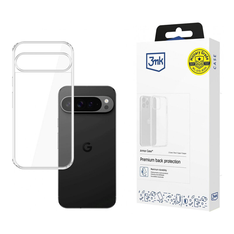 Husa Google Pixel 10 Pro XL 3mk Armor Case, transparenta