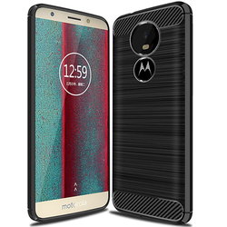 Husa Motorola Moto E5 Plus TPU Carbon Negru
