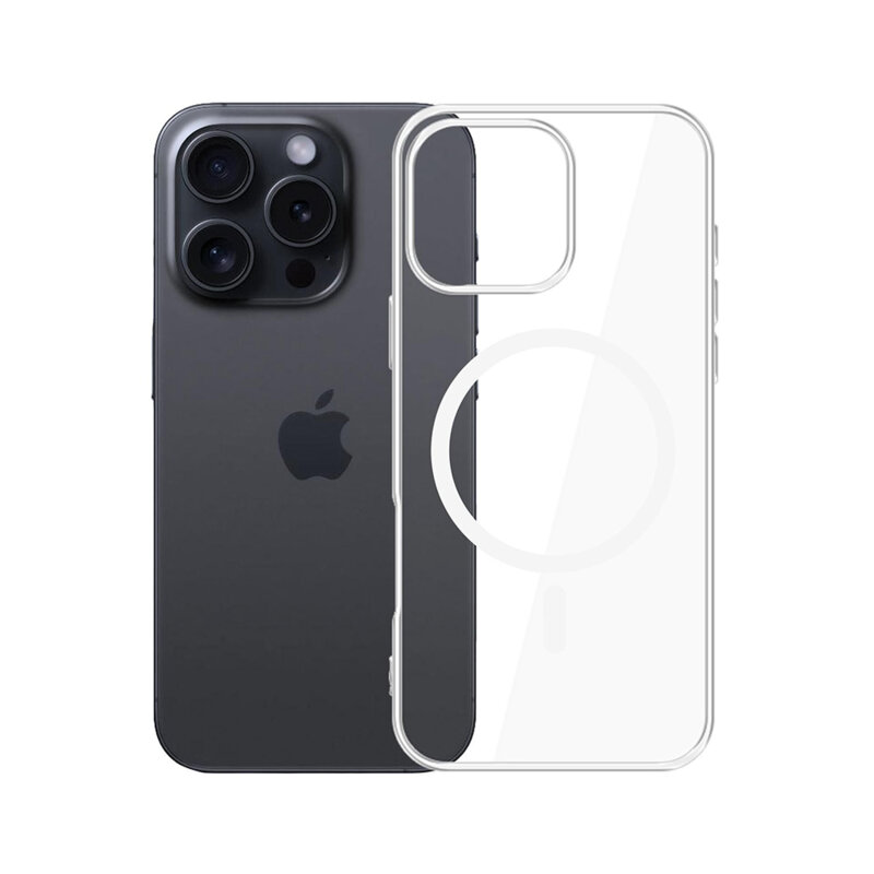 Husa iPhone 16 Pro Max 3mk Clear MagCase, Transparent