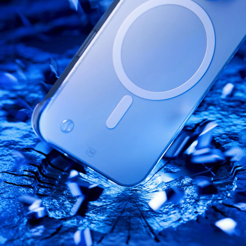 Husa iPhone 16 Pro Max premium 3mk Just20g MagCase, transparent