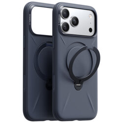 Husa iPhone 17 Pro Torras QPRO Silicone Series, albastru