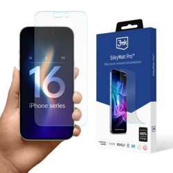 Folie sticla iPhone 16 Pro Max 3mk Silky Matt Pro, mata