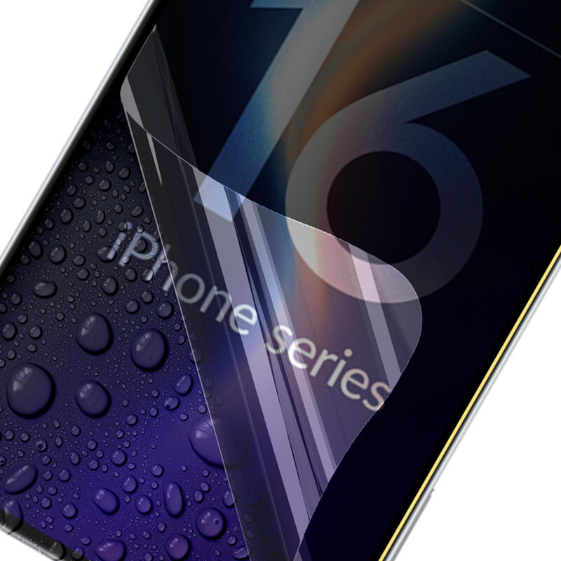 Folie sticla iPhone 16 Pro Max 3mk Silky Matt, privacy