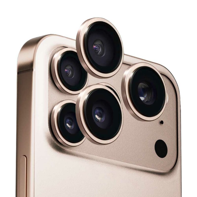 Folie iPhone 17 Pro Max ANANK AR Lens Guard, auriu