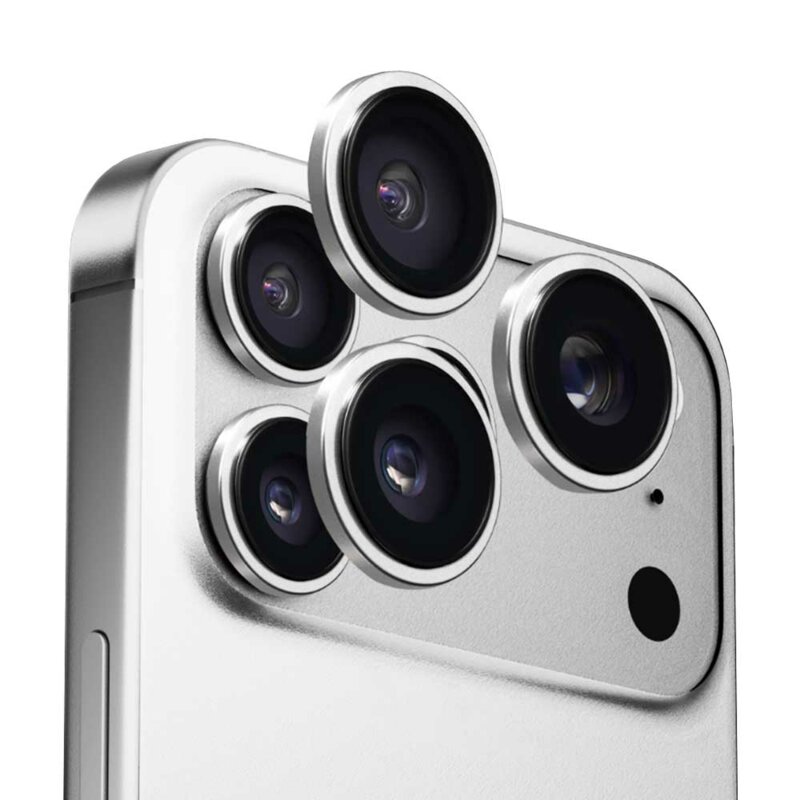Folie iPhone 17 Pro Max ANANK AR Lens Guard, argintiu