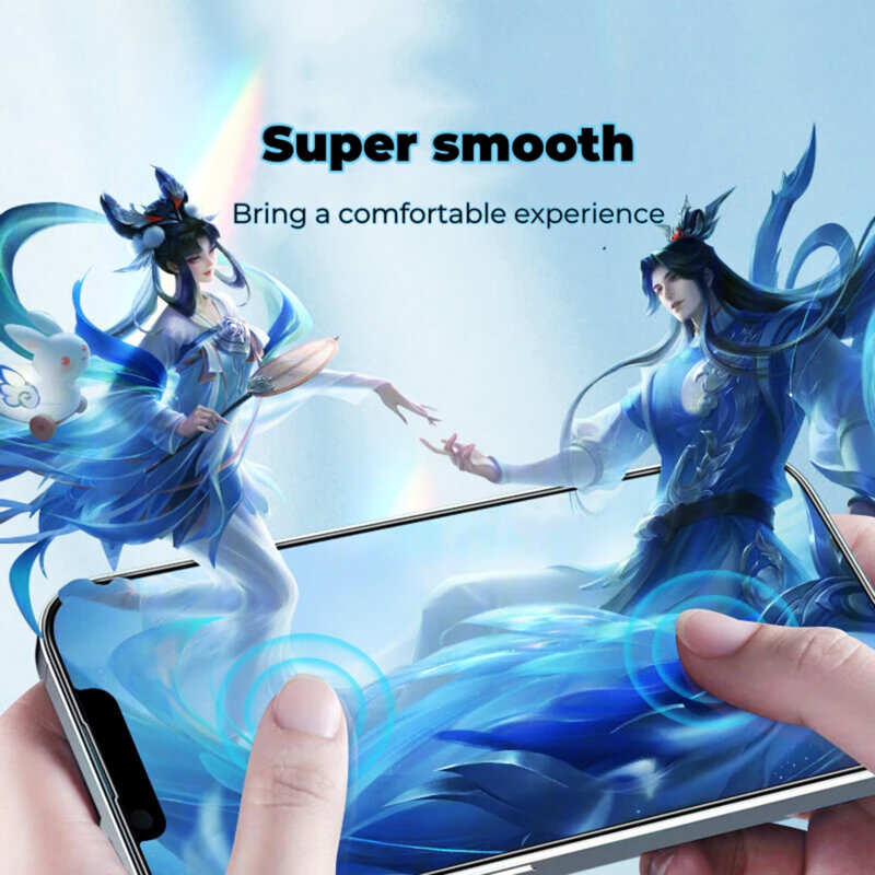 Folie sticla iPhone 17 Pro ANANK 2.5D 5X Reinforced Anti-fingerprint Screen Protector, negru