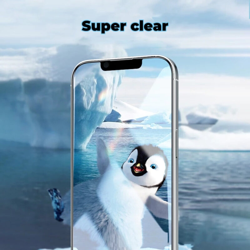 Folie sticla iPhone 17 ANANK 2.5D 5X Reinforced Anti-fingerprint Screen Protector, negru