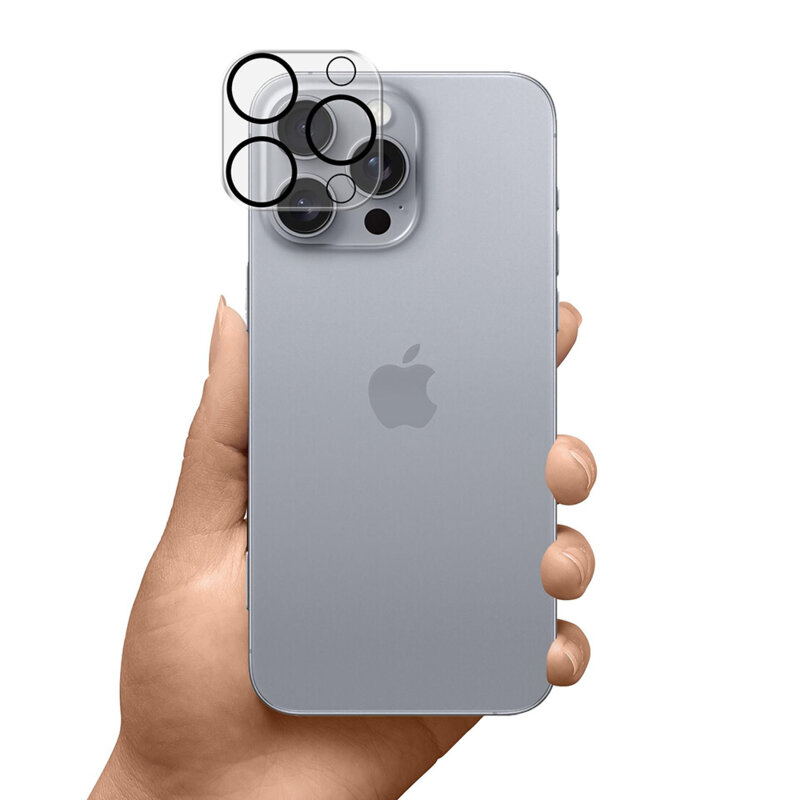 Folie iPhone 17 Pro Max 3mk Lens Pro Full Cover, negru