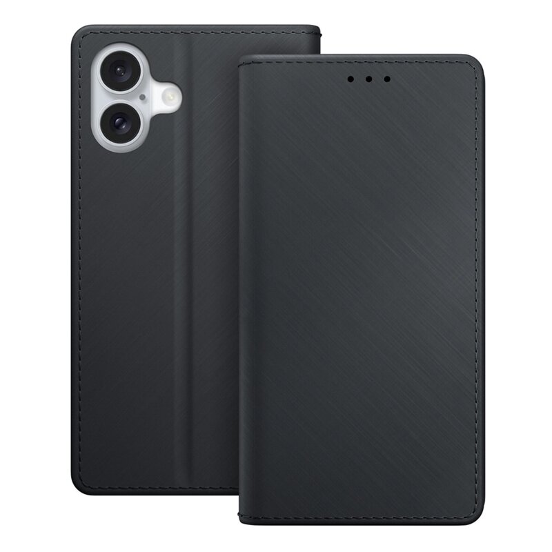 Husa iPhone 16 3mk Wallet Case, negru