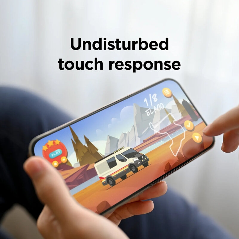 Folie sticla iPhone 17 Air ANANK 2.5D 5X Reinforced 180° Privacy Screen Protector, negru