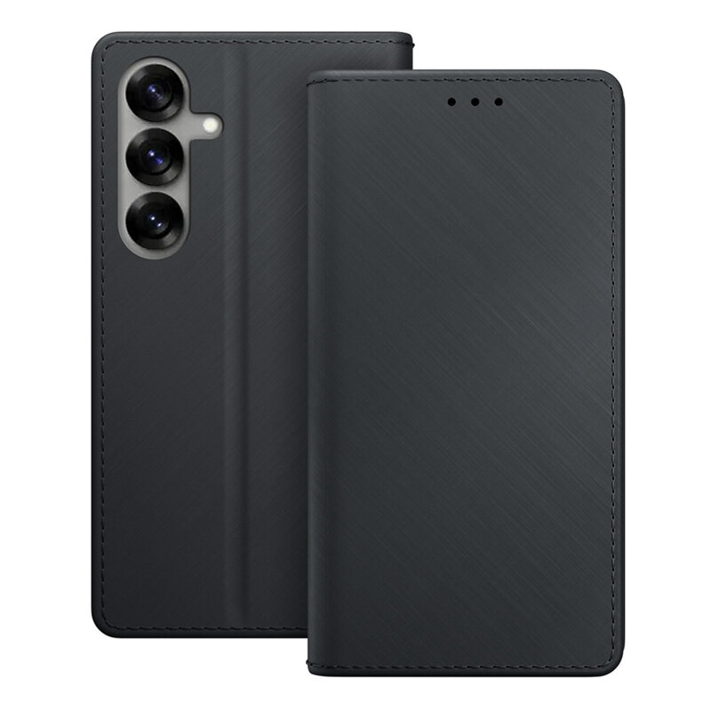 Husa Samsung Galaxy S25 3mk Wallet Case, negru