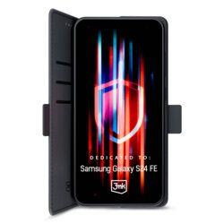 Husa Samsung Galaxy S24 FE 3mk Wallet Case, negru