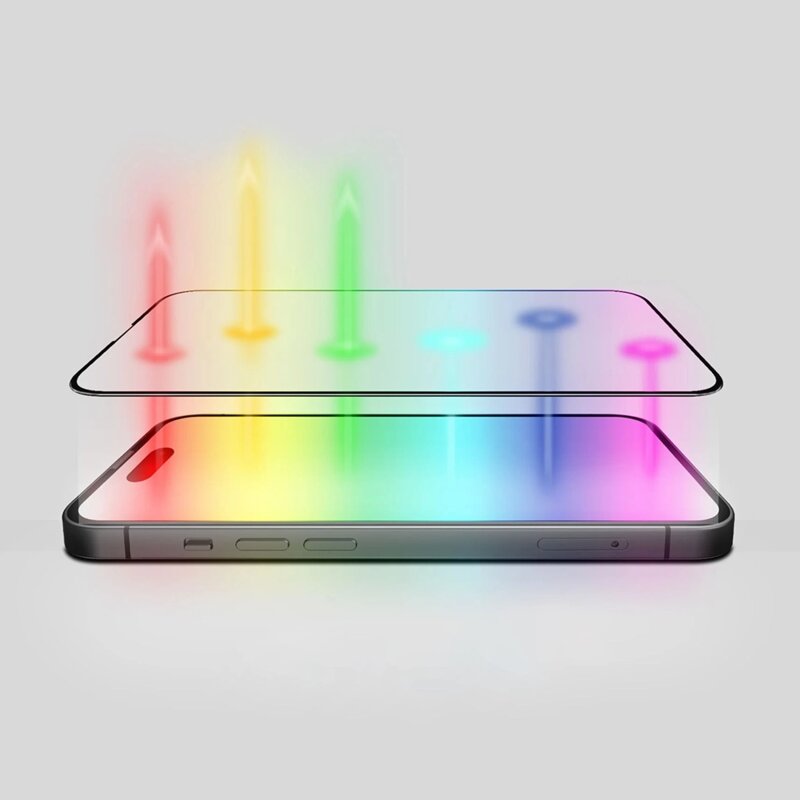 Folie sticla iPhone 17 ANANK 2.5D 5X Reinforced Anti-blue Light Screen Protector, negru