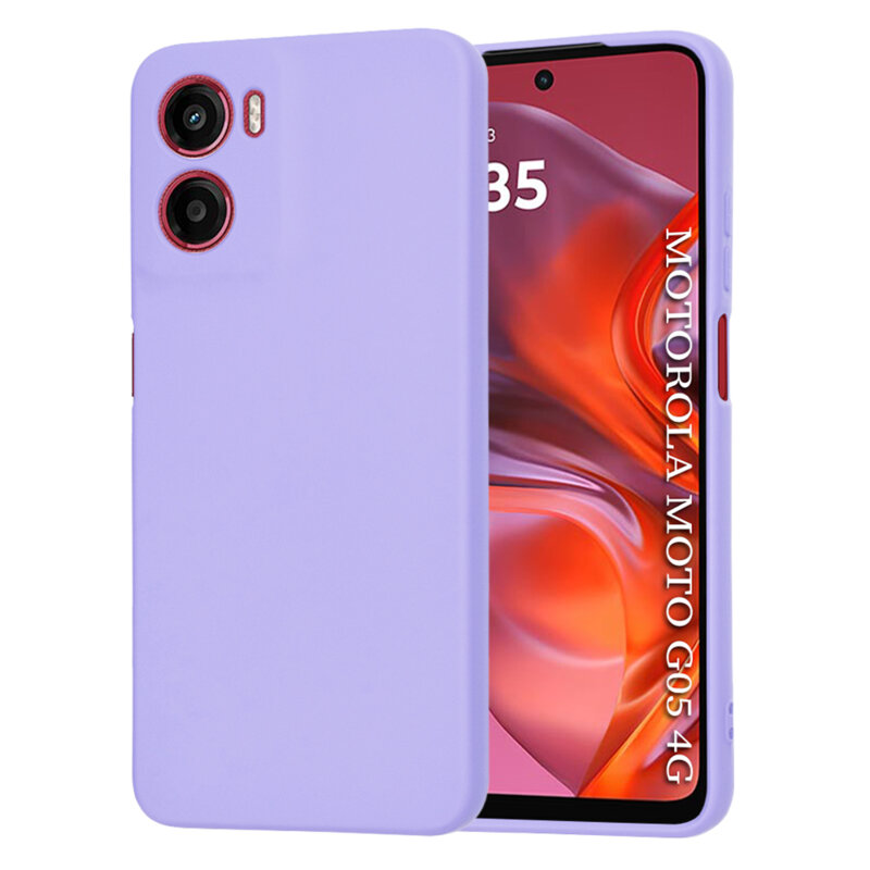 Husa silicon Motorola Moto G05 Techsuit SoftFlex, violet