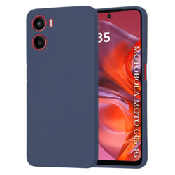 Husa silicon Motorola Moto G05 Techsuit SoftFlex, bleumarin