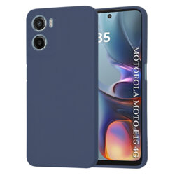 Husa silicon Motorola Moto E15 Techsuit SoftFlex, bleumarin