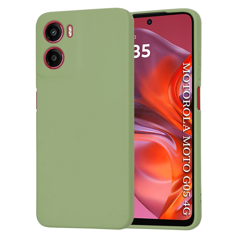 Husa silicon Motorola Moto G05 Techsuit SoftFlex, verde