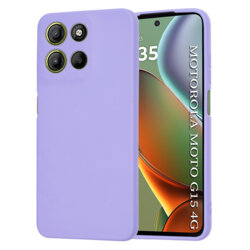 Husa silicon Motorola Moto G15 Techsuit SoftFlex, violet