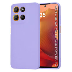 Husa silicon Motorola Moto G15 Power Techsuit SoftFlex, violet